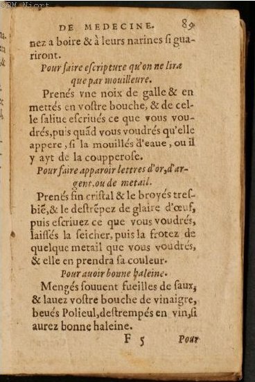 1586 - Benoît Rigaud - Trésor des fleurs et secrets de médecine - Université Paris Cité