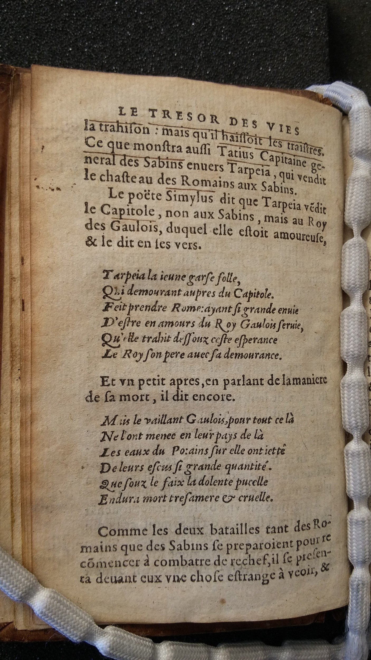 1577 - Claude Micard - Trésor des vies de Plutarque - Saint-Gallen
