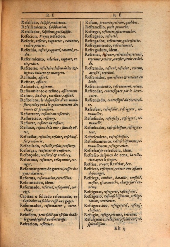1607 - Marc Orry - Trésor des deux langues espagnole et française (Première et Seconde parties) - ÖNB Wien