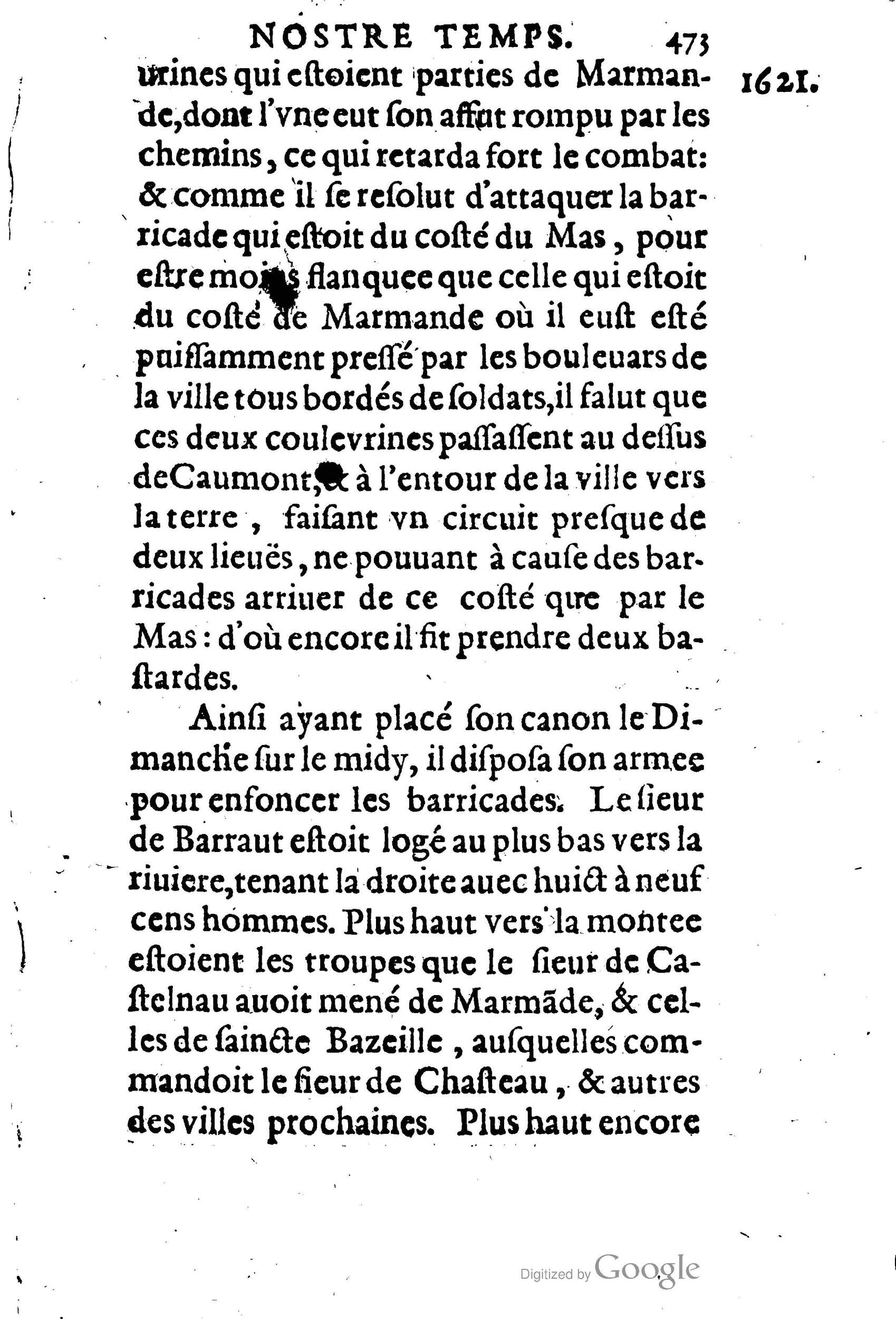 1623 - Joseph Bouillerot - Trésor de l’histoire générale de notre temps - BM Lyon