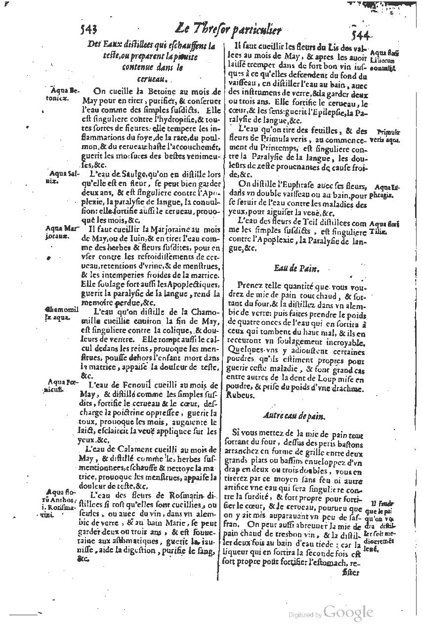 1616 - Étienne Gamonet - Grand trésor ou dispensaire - BSB Munich