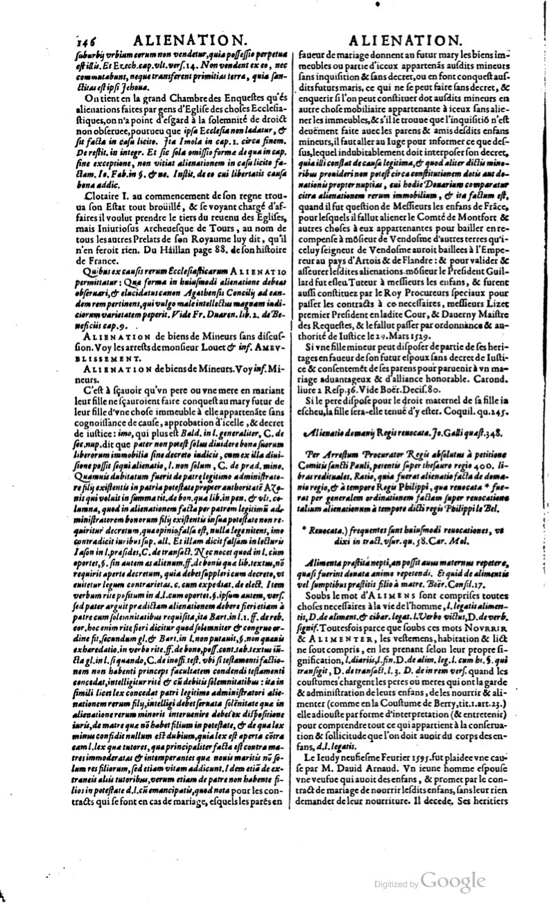 1629 - Veuve Nicolas Buon - Trésor du droit français (21754 T. 1) - BM Lyon
