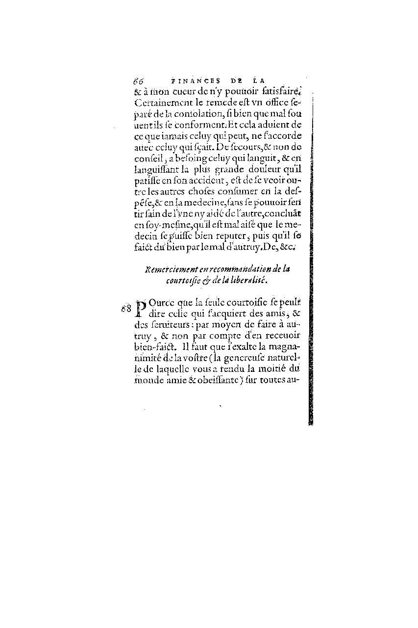 1572 - Nicolas Du Chemin - Finances et Trésor de la plume française - BM Lyon