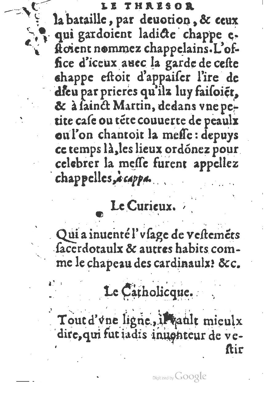 1578 - Jean de Bordeaux - Trésor de l’Église catholique - BM Lyon 1578 - Jean de Bordeaux - Trésor de l’Église catholique - BM Lyon