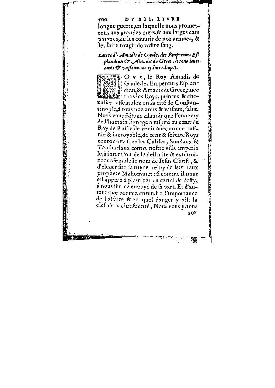 1572 - Veuve Gabriel Cotier - Trésor des Amadis - BM Lyon