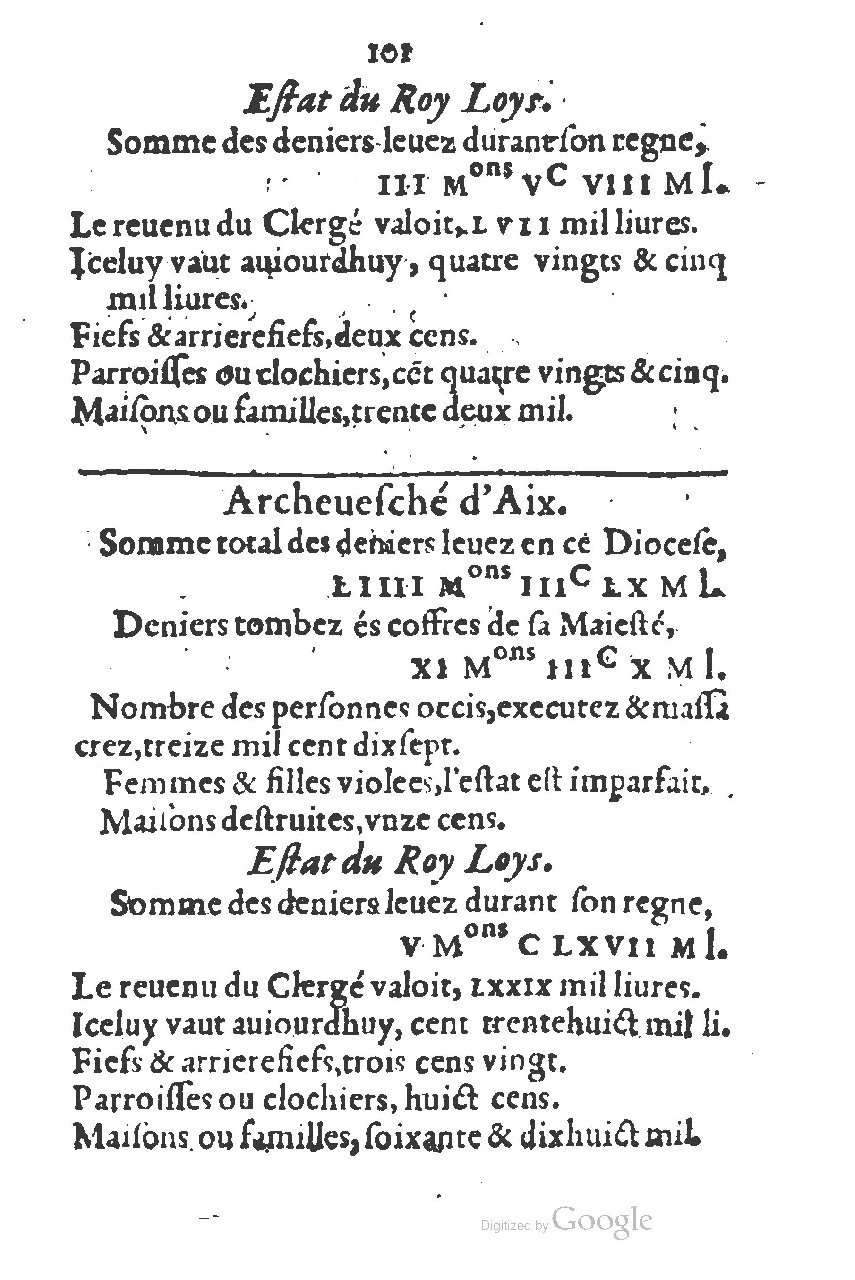 1581 - s.n. - Secret des trésors de France (Livre II) - BSB Munich