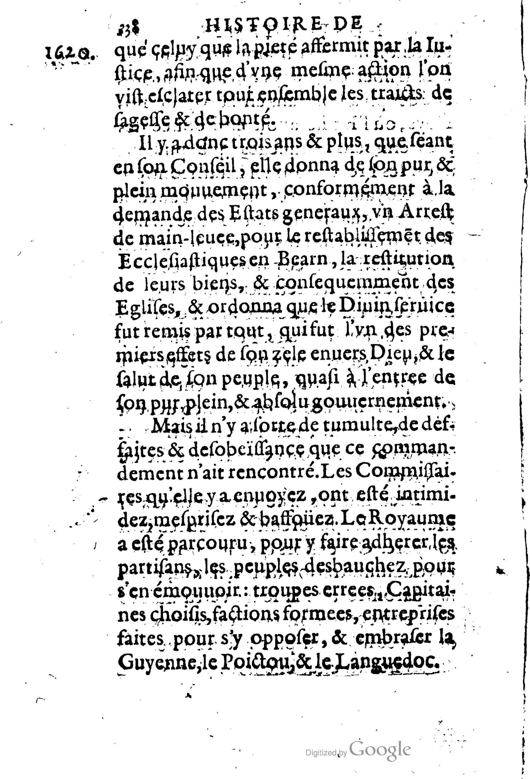 1623 - Joseph Bouillerot - Trésor de l’histoire générale de notre temps - BM Lyon