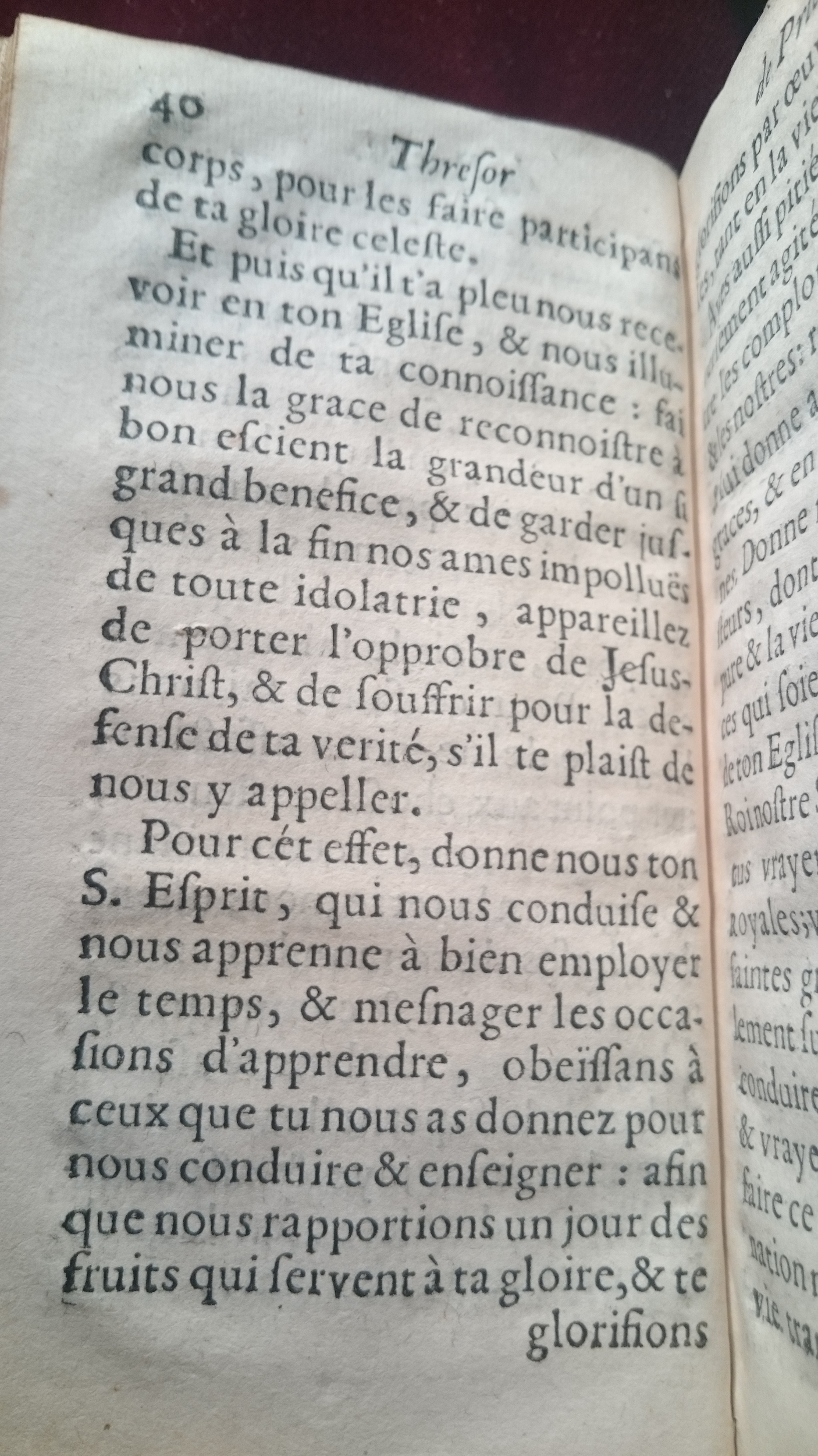 1650 - Louis Vendosme - Trésor des prières, méditations et instructions chrétiennes - BM Amiens