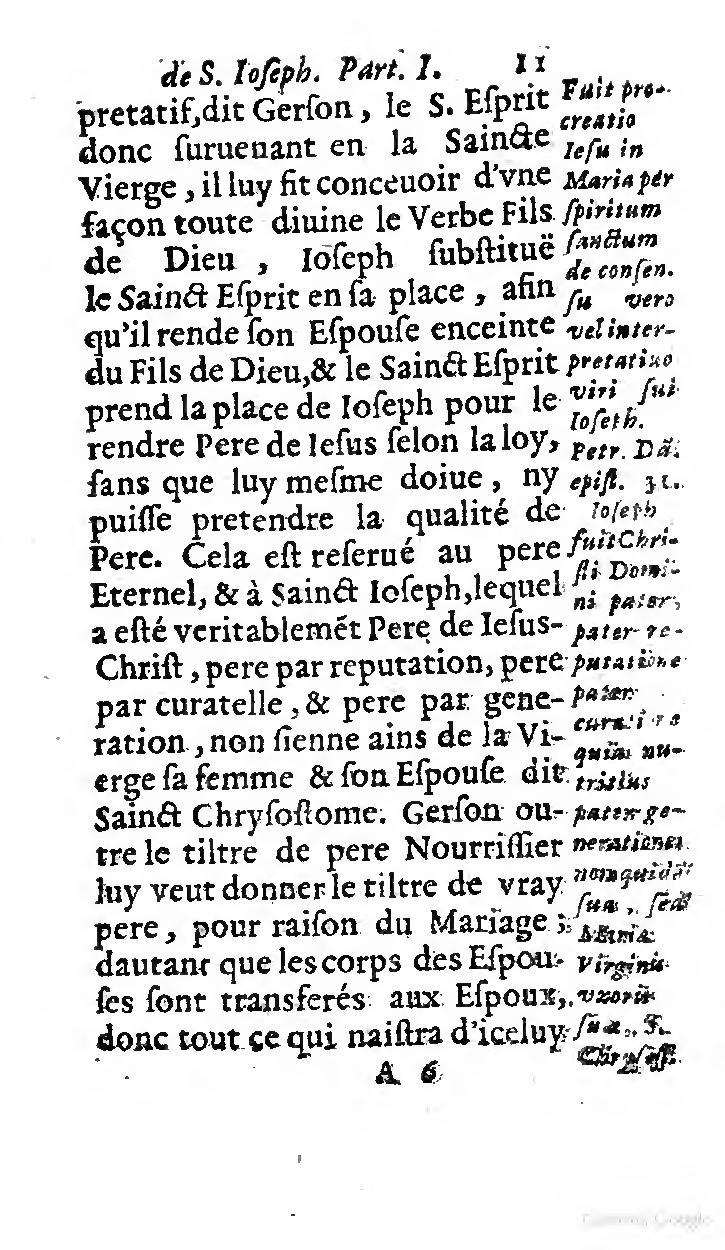 1646 - Jean Piot - Trésor inestimable de Saint-Joseph - BNC Rome