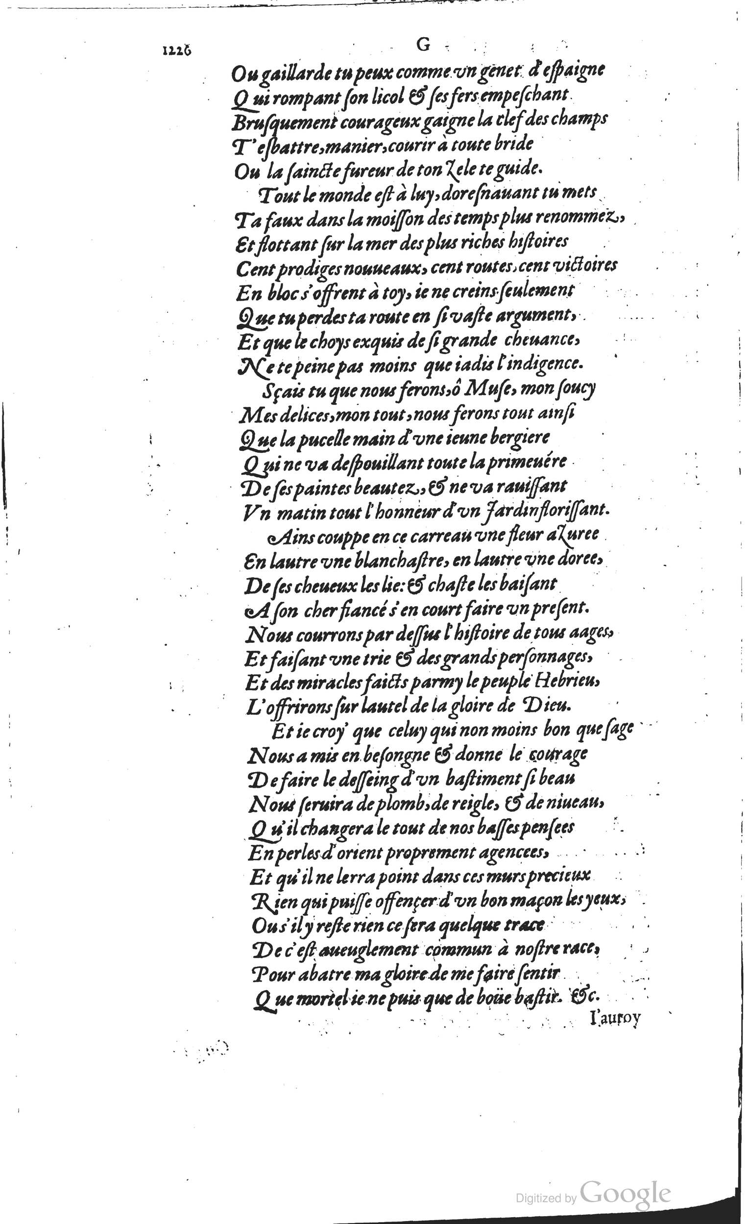 1585 - Barthélemy Honorat - Bibliothèques françaises - BSB Munich