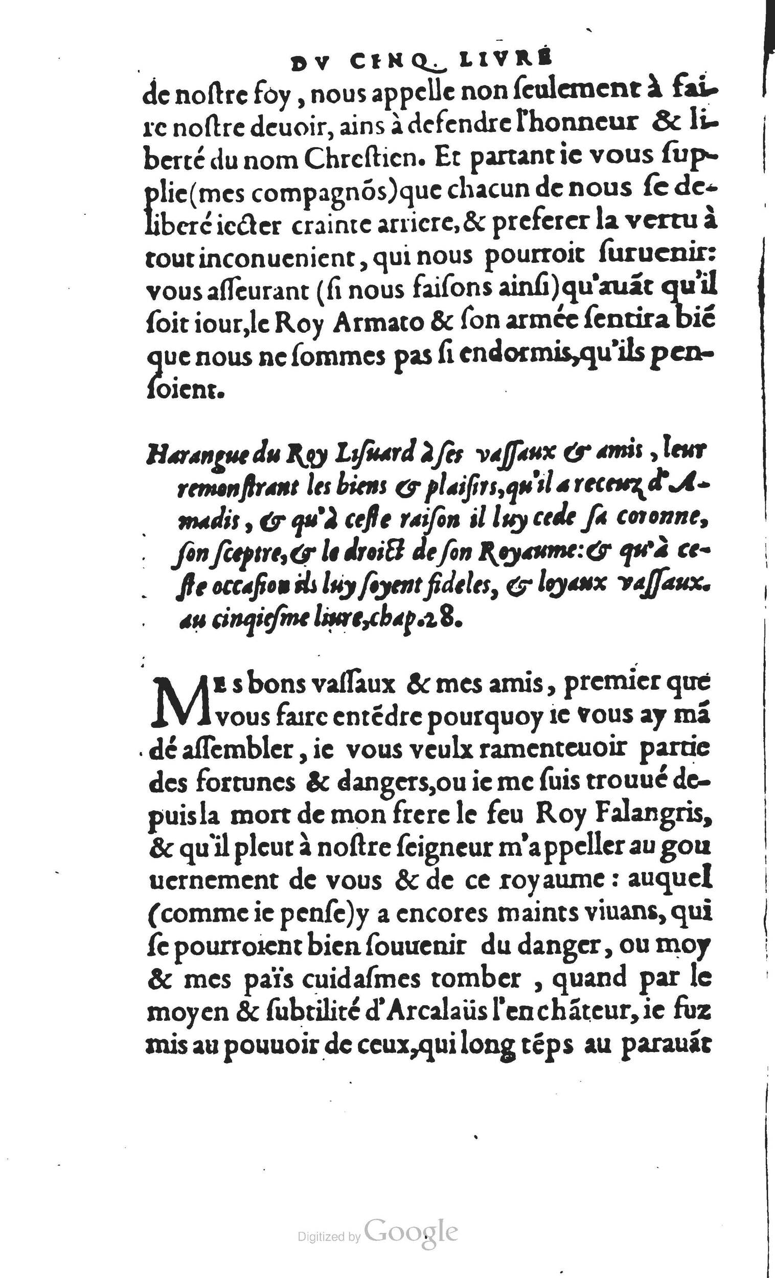 1560 - Vincent Sertenas et Gilles Robinot - Trésor des Amadis - British Library