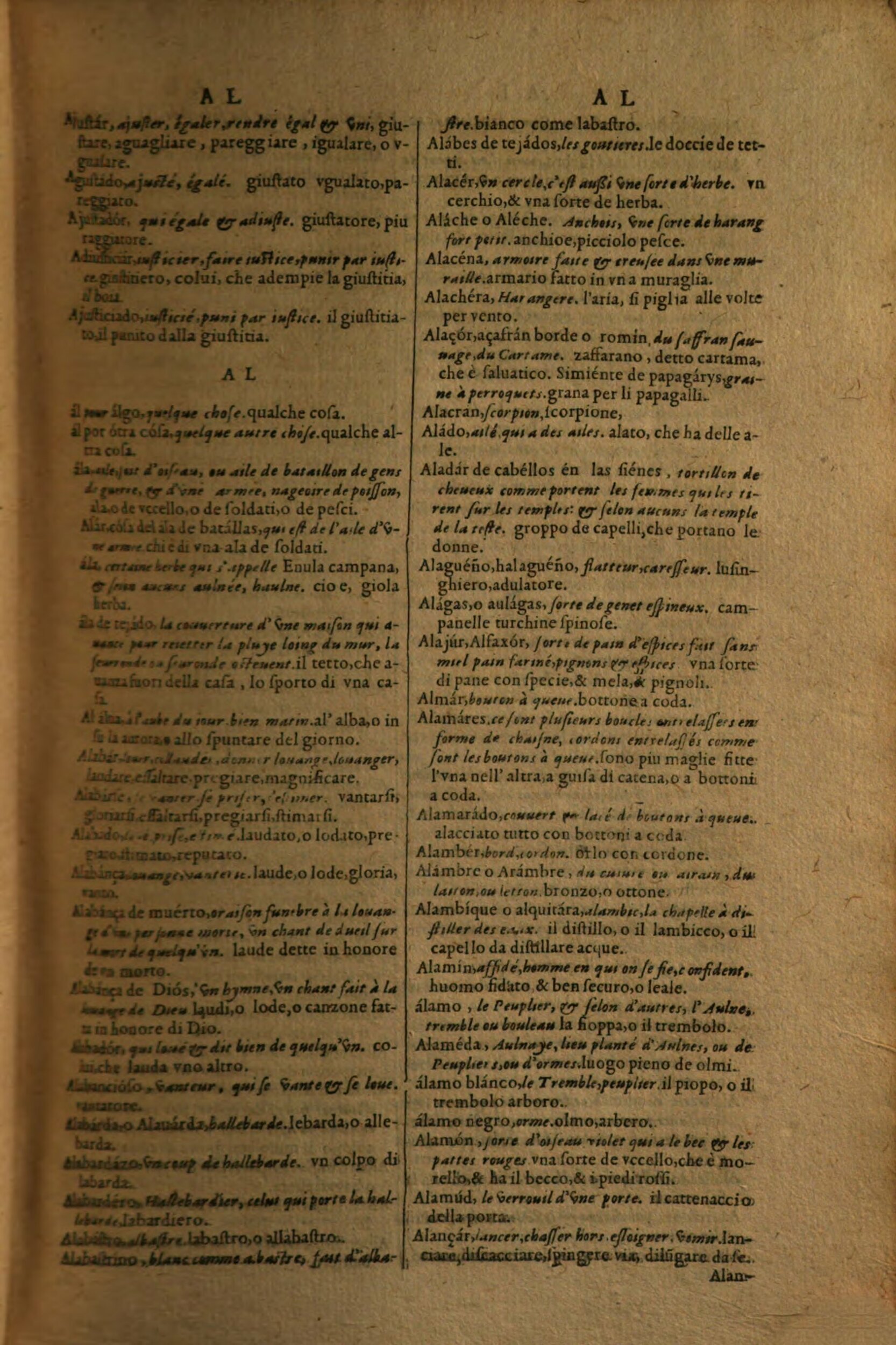 1617 - Samuel Crespin - Trésor des trois langues espagnole, française et italienne (Première partie) - Regensburg