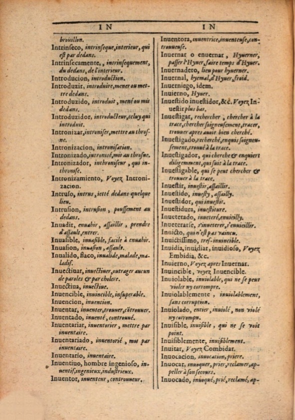 1607 - Marc Orry - Trésor des deux langues espagnole et française (Première et Seconde parties) - ÖNB Wien