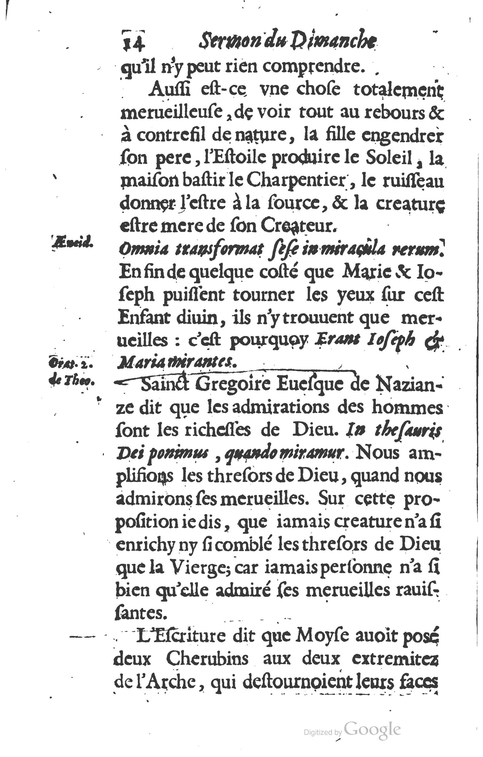 1629 - Manassés de Préaulx - Sermons ou Trésors de la piété chrétienne - BM Lyon