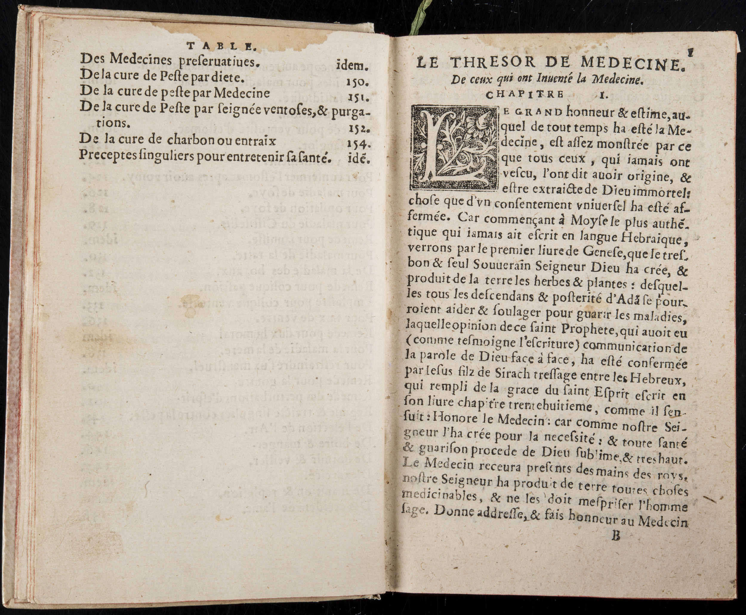 1560 - Nicolas Pelletier - Trésor de médecine - BM Poitiers