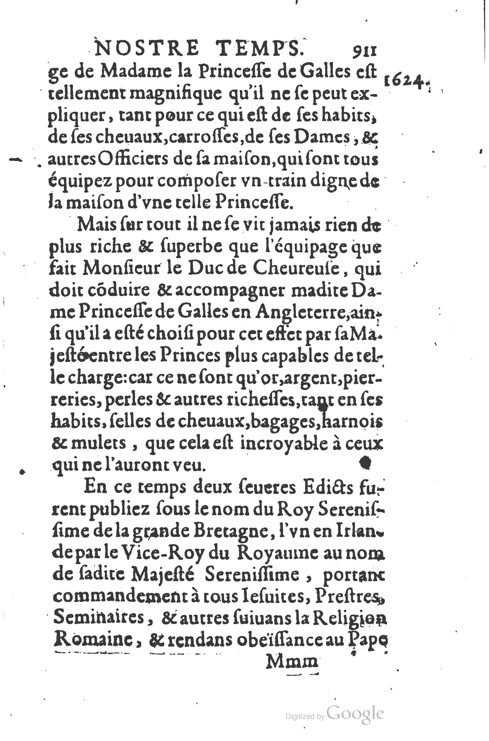 1626 - Joseph Bouillerot - Trésor de l’histoire générale de notre temps - BSB Munich
