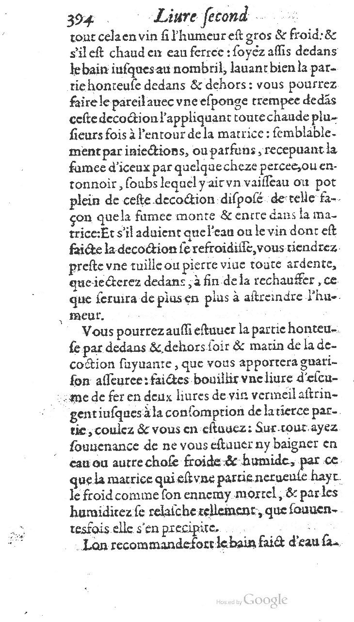 1585 - Jacques du Puis - Trésor des remèdes secrets pour les maladies des femmes - BnF