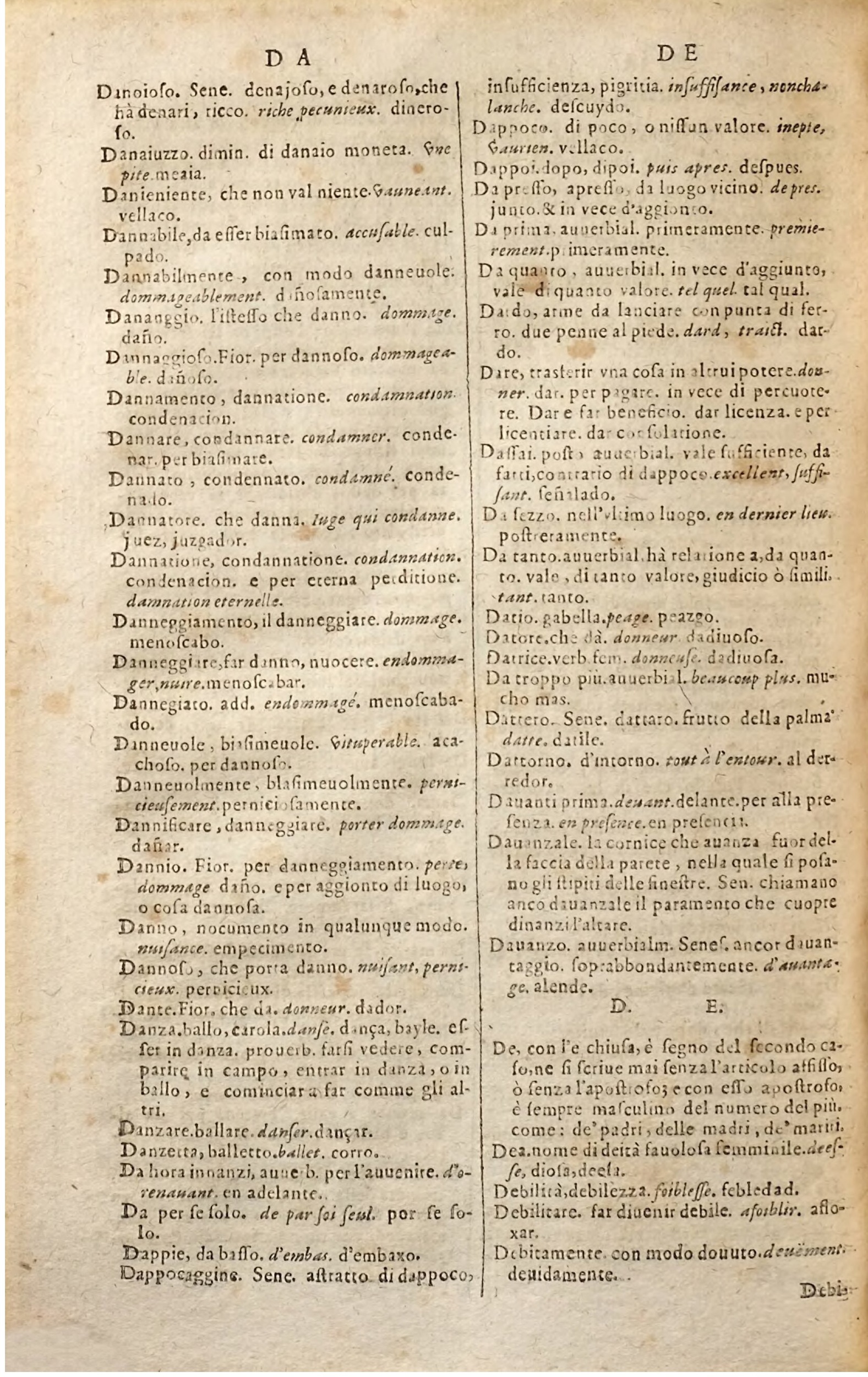 1627 - Jacques Crespin - Trésor des trois langues (Troisième partie) - Regensburg