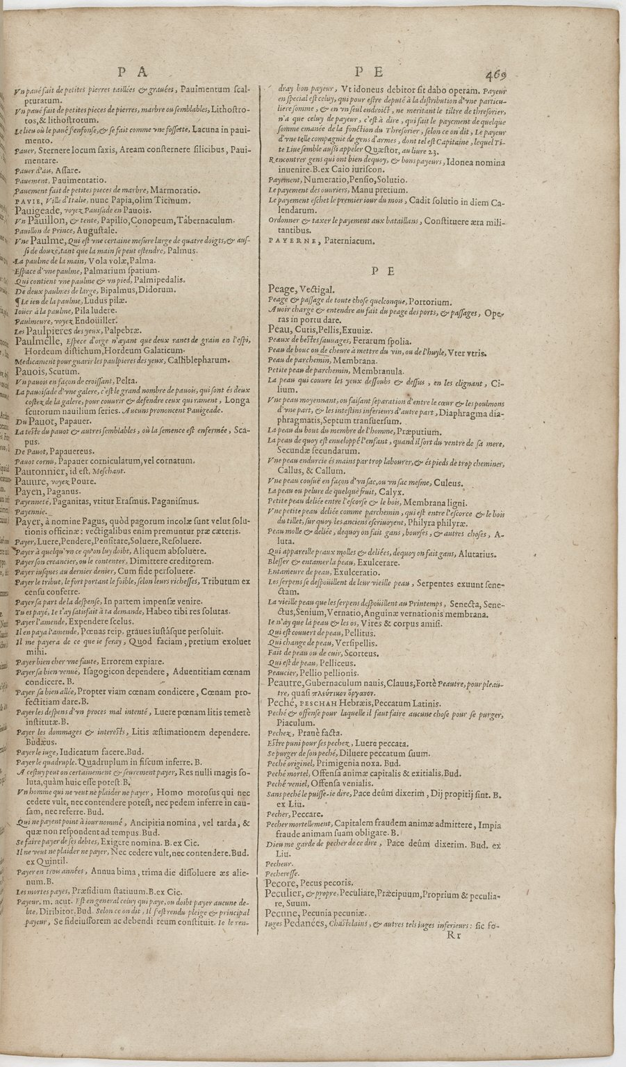 1606 - David Douceur - Trésor de la langue française - BnF