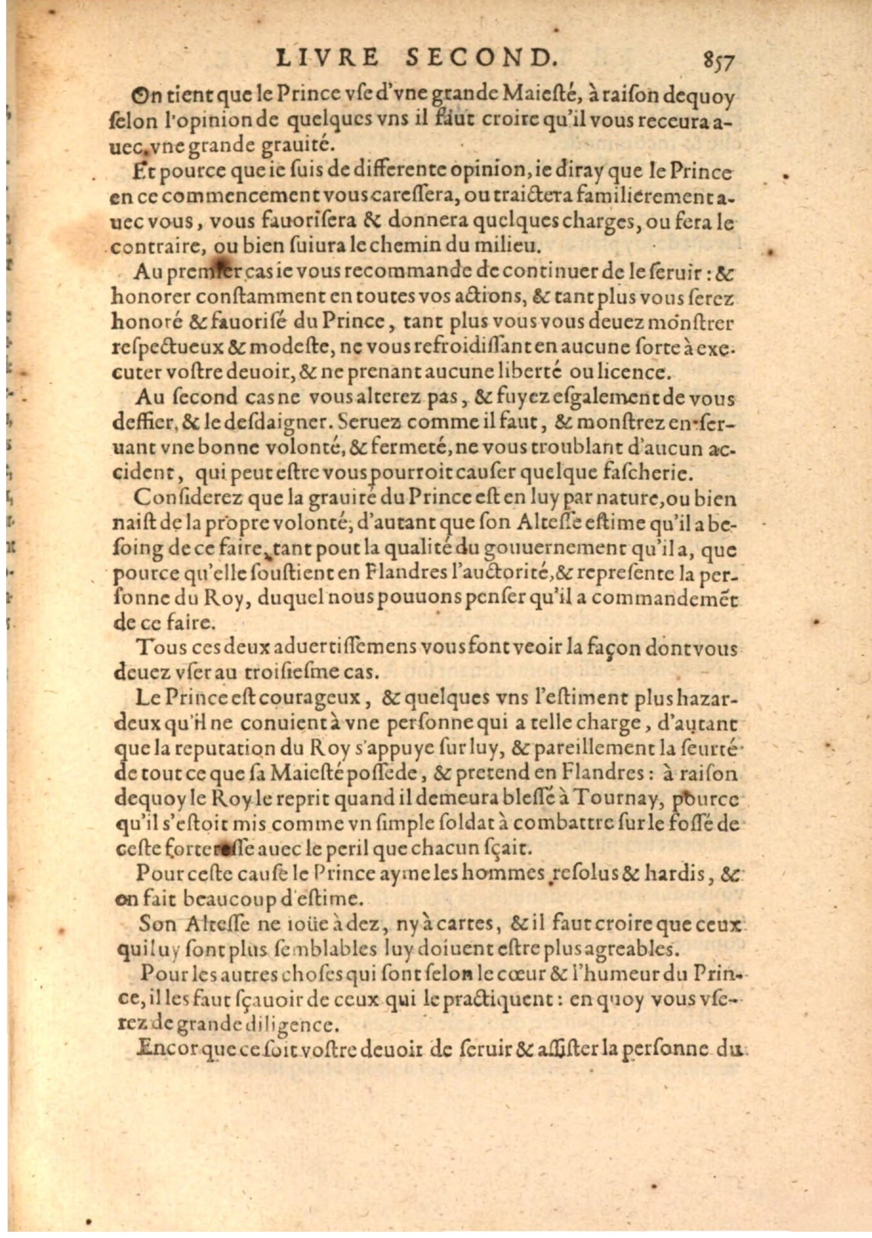 1608 - Nicolas Du Fossé - Trésor politique - BSB Munich