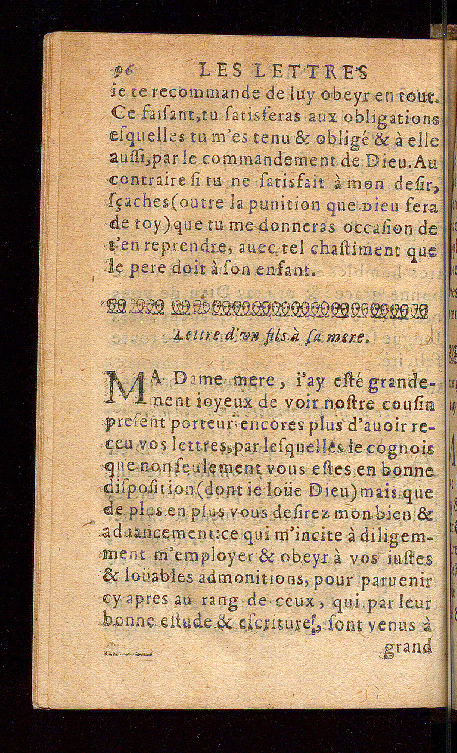 1614 - Barthélemy Vincent - Élite et Trésor des lettres missives - Bâle
