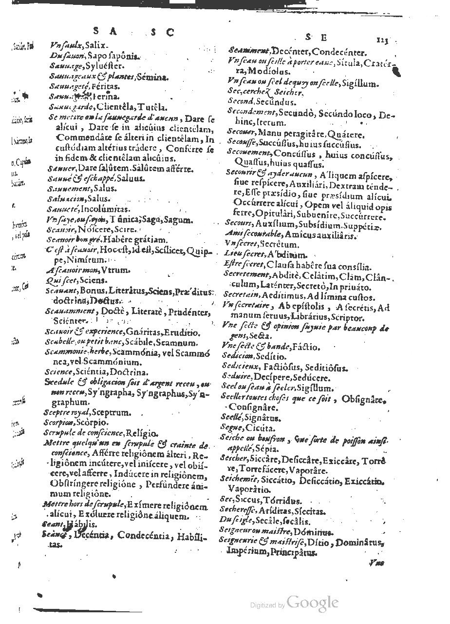 1564 - Henri Hylaire et Louis Cloquemin - Trésor des mots et traits français - BSB Munich