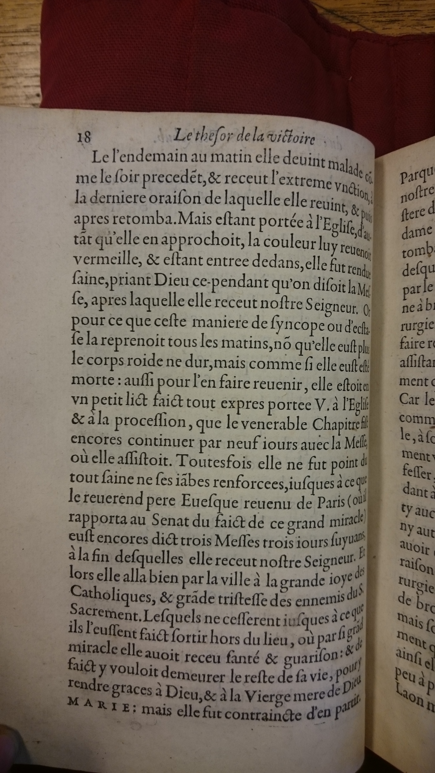 1578 - Nicolas Chesneau - Trésor et entière histoire de la triomphante victoire du corps de Dieu sur l’esprit malin - BM Lyon