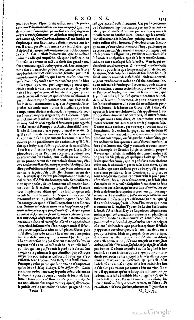 1629 - Veuve Nicolas Buon - Trésor du droit français (21754 T. 1) - BM Lyon