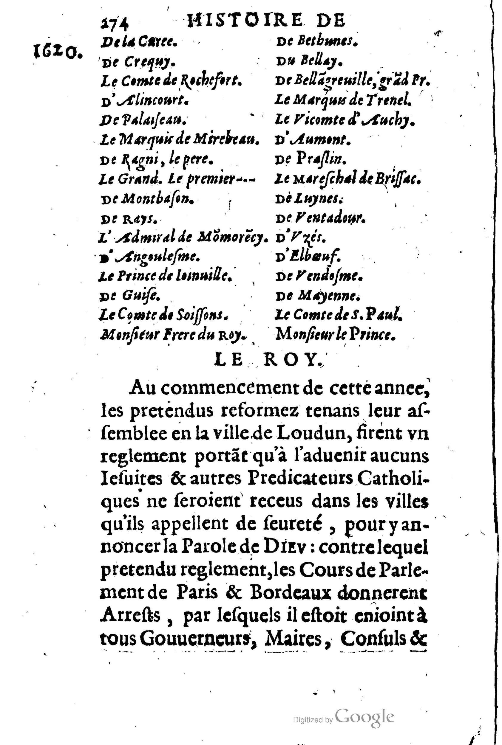 1623 - Joseph Bouillerot - Trésor de l’histoire générale de notre temps - BM Lyon 1623 - Joseph Bouillerot - Trésor de l’histoire générale de notre temps - BM Lyon