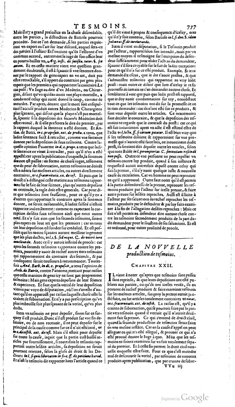 1629 - Veuve Nicolas Buon - Trésor du droit français (21754 T. 3) - BM Lyon