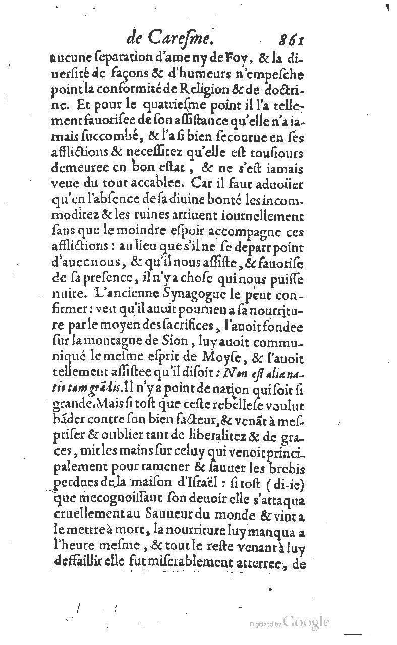 1607 - Nicolas Du Fossé - Trésor quadragésimal - T 01 - BM Lyon