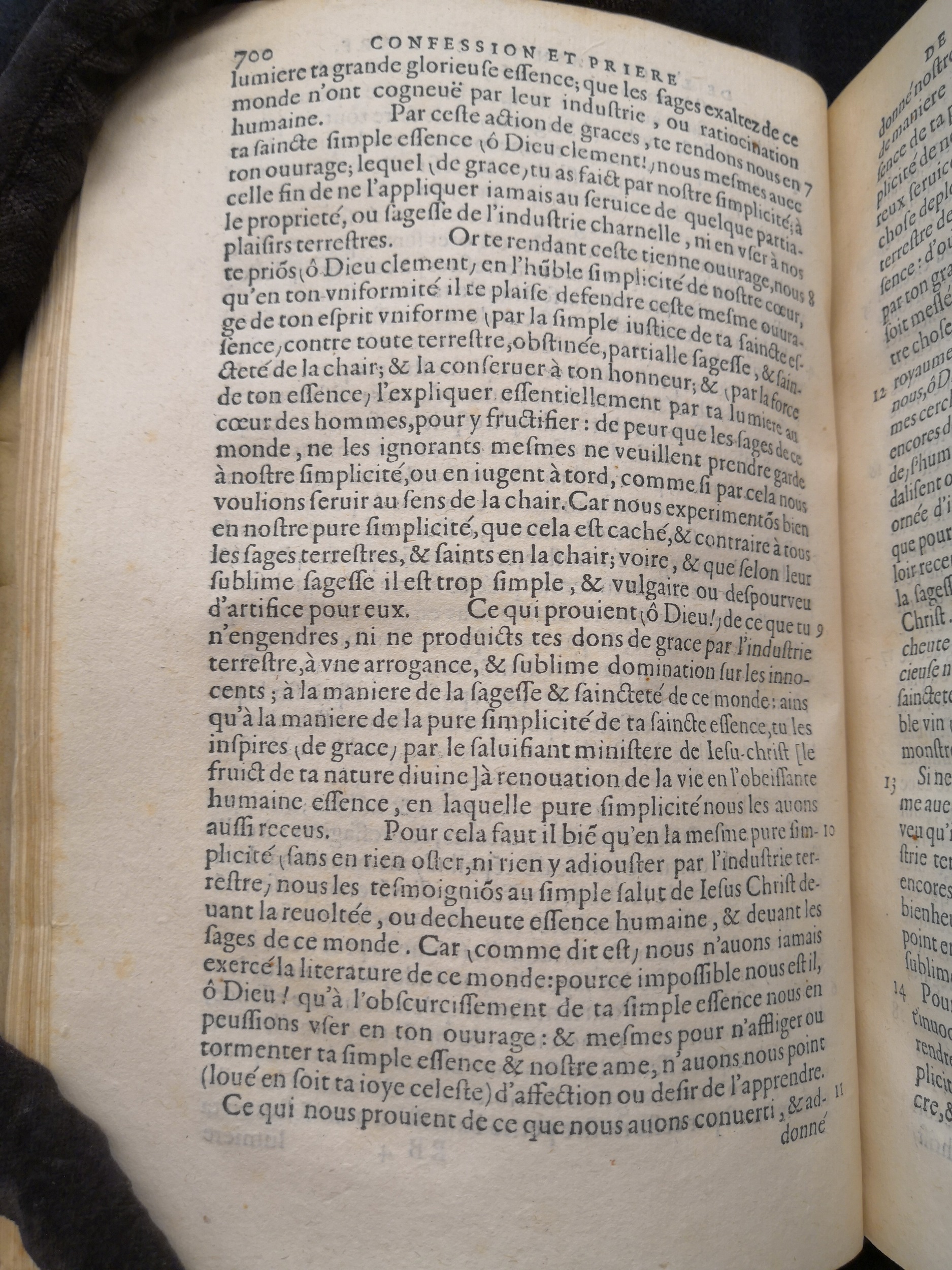 1581c. - Christophe Plantin - Le Livre des témoignages du Trésor caché au champ (Livres 2, 4, 6 et 7) - Anvers Musée Plantin Moretus