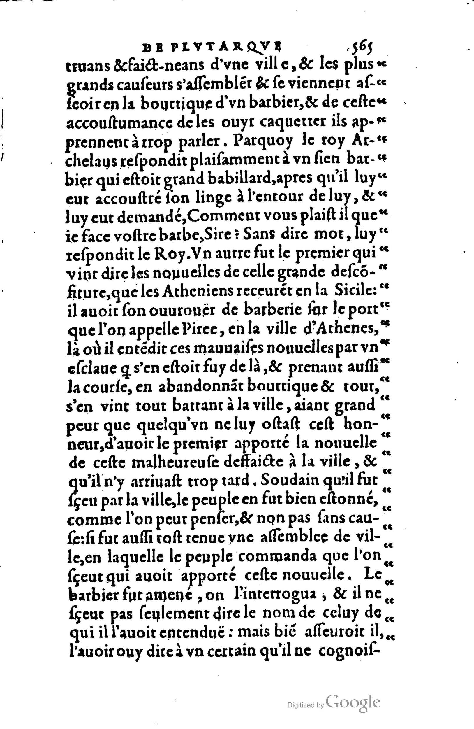 1578 - Jean Poupy - Trésor des morales de Plutarque - BSB Munich