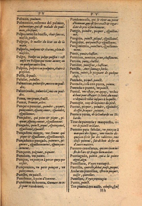 1607 - Marc Orry - Trésor des deux langues espagnole et française (Première et Seconde parties) - ÖNB Wien