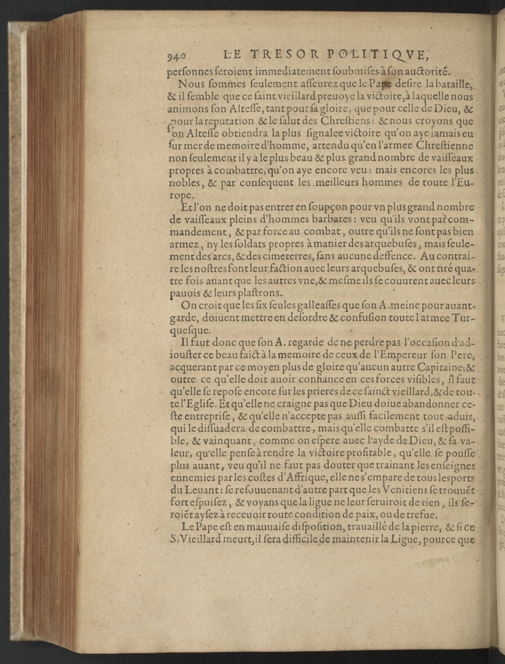1608 - Nicolas Du Fossé - Trésor politique - BnF Tolbiac