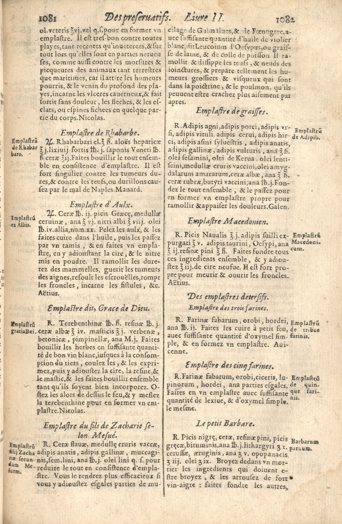 1610 - Étienne Gamonet - Grand Trésor ou dispensaire - CESR Tours