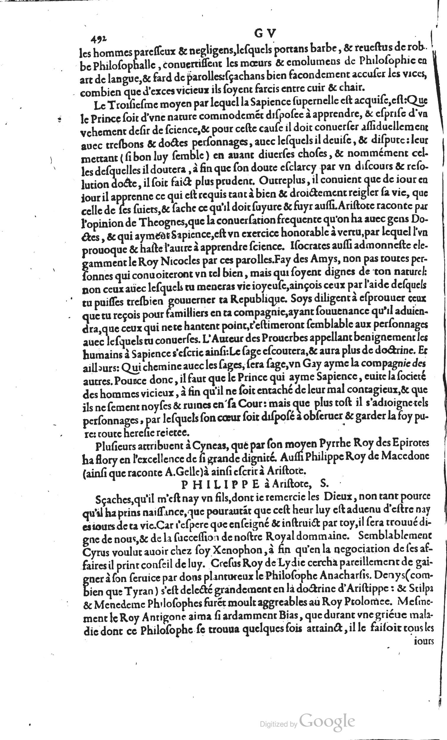 1585 - Barthélemy Honorat - Bibliothèques françaises - BSB Munich