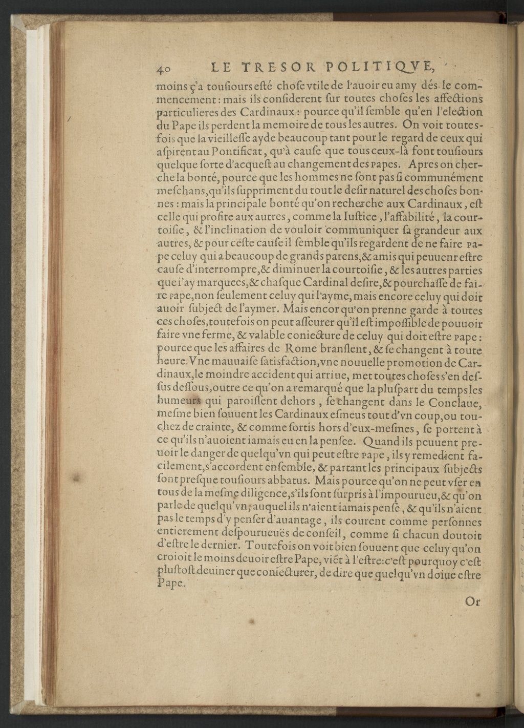 1608 - Nicolas Du Fossé - Trésor politique - BnF Tolbiac