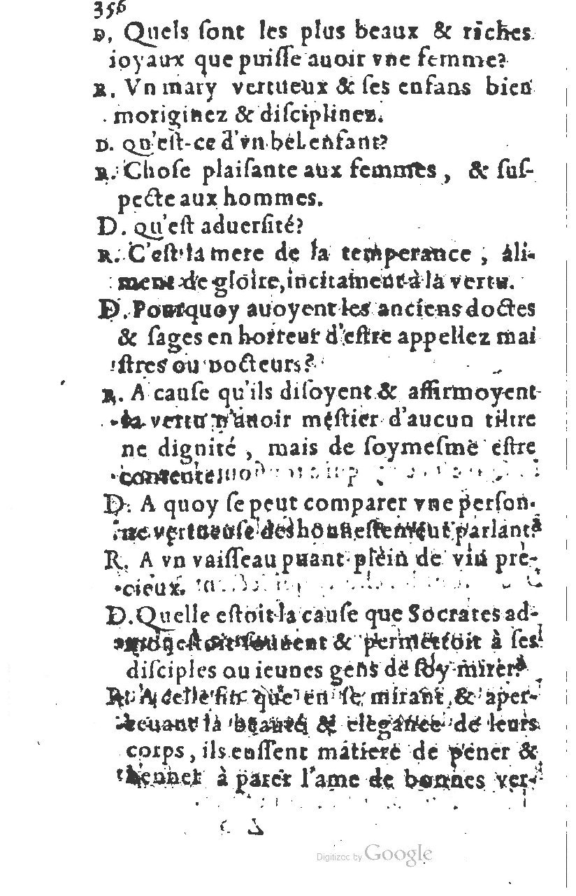 1581 - Nicolas Bonfons  - Trésor des sentences dorées - Princeton