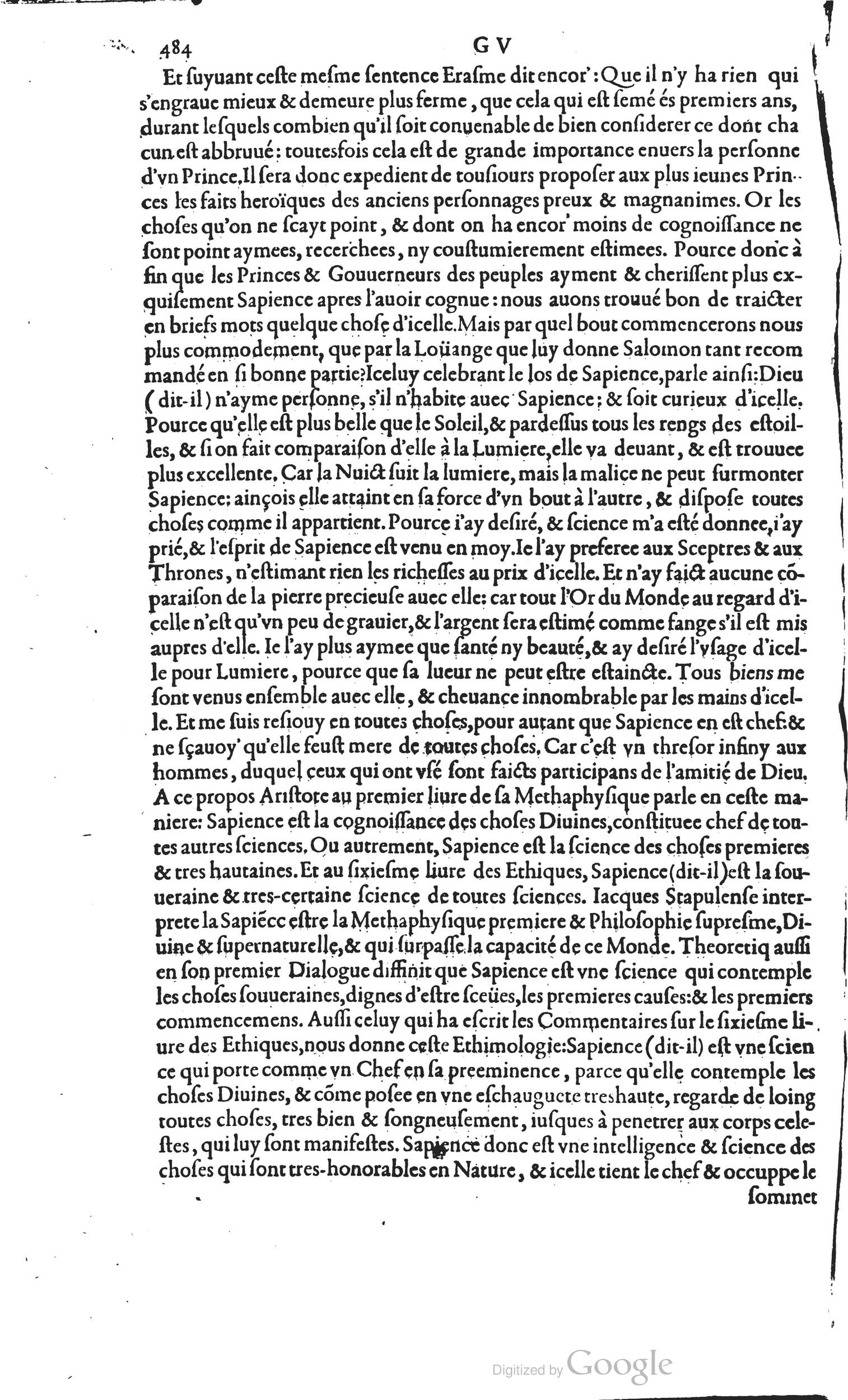 1585 - Barthélemy Honorat - Bibliothèques françaises - BSB Munich