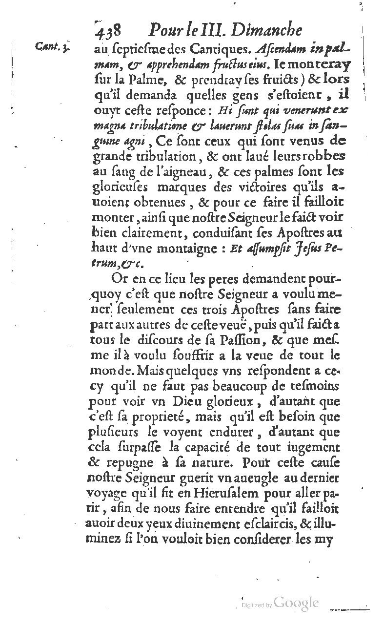 1607 - Nicolas Du Fossé - Trésor quadragésimal - T 01 - BM Lyon