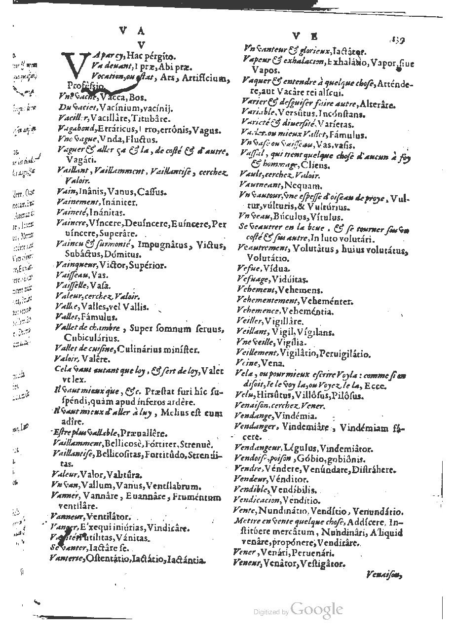 1564 - Henri Hylaire et Louis Cloquemin - Trésor des mots et traits français - BSB Munich