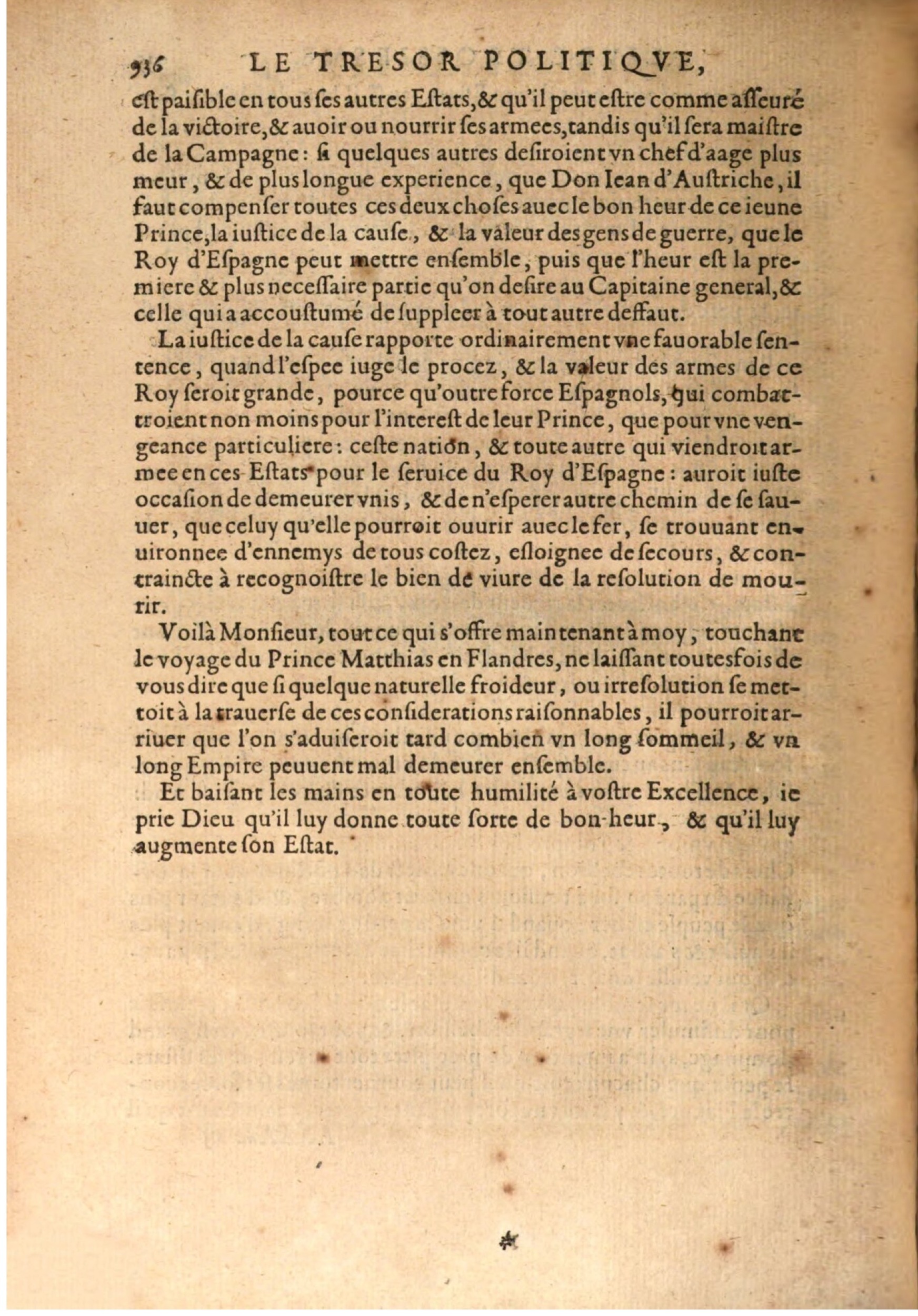 1608 - Nicolas Du Fossé - Trésor politique - BSB Munich