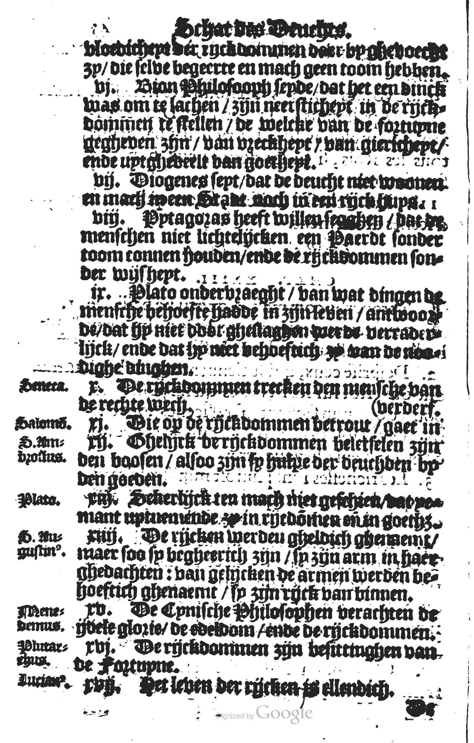 1594 - Cornelis Claesz - Trésor de vertu - BU Leiden 1594 - Cornelis Claesz - Trésor de vertu - BU Leiden