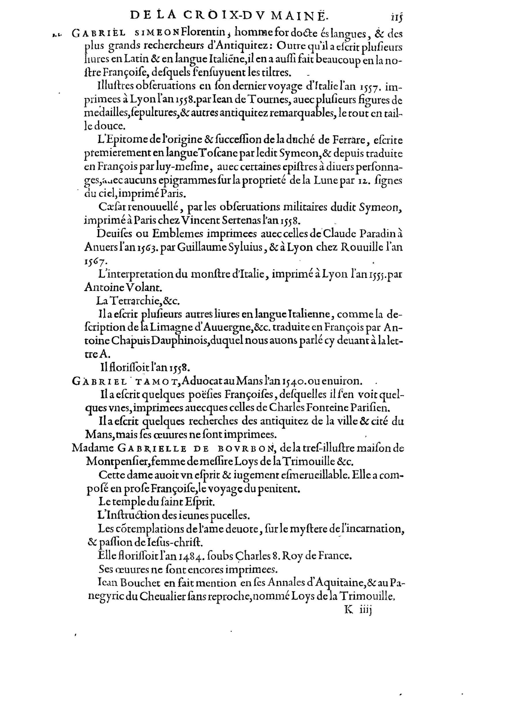 1584 - Abel L&#039;Angelier - Bibliothèques françaises - BnF