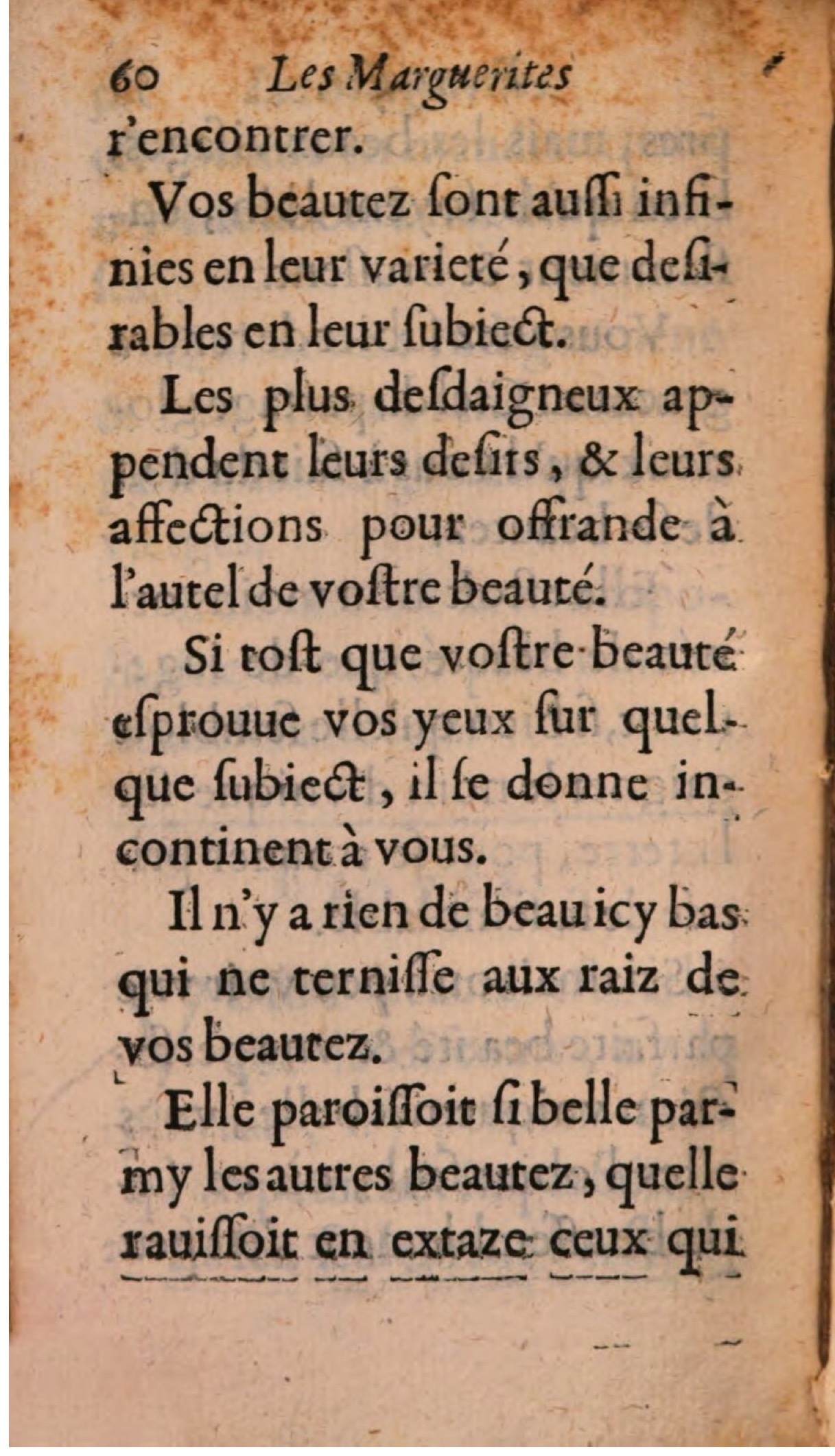 1608 - Théodore Reinsart - Les Marguerites françaises ou Trésor des Fleurs du bien-dire - BSB Munich