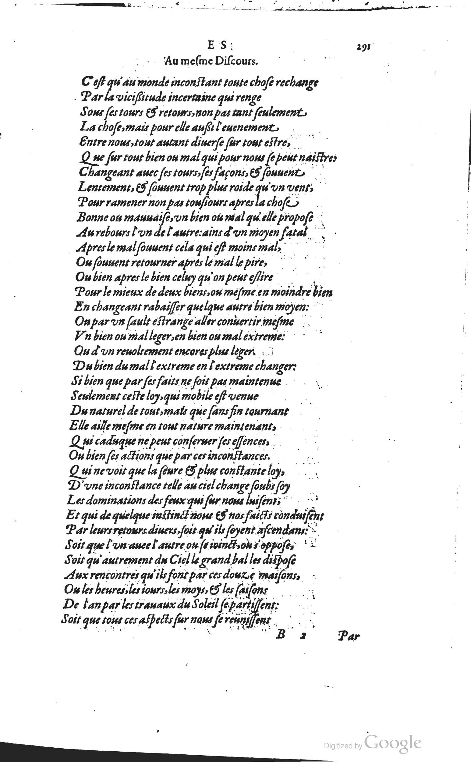 1585 - Barthélemy Honorat - Bibliothèques françaises - BSB Munich