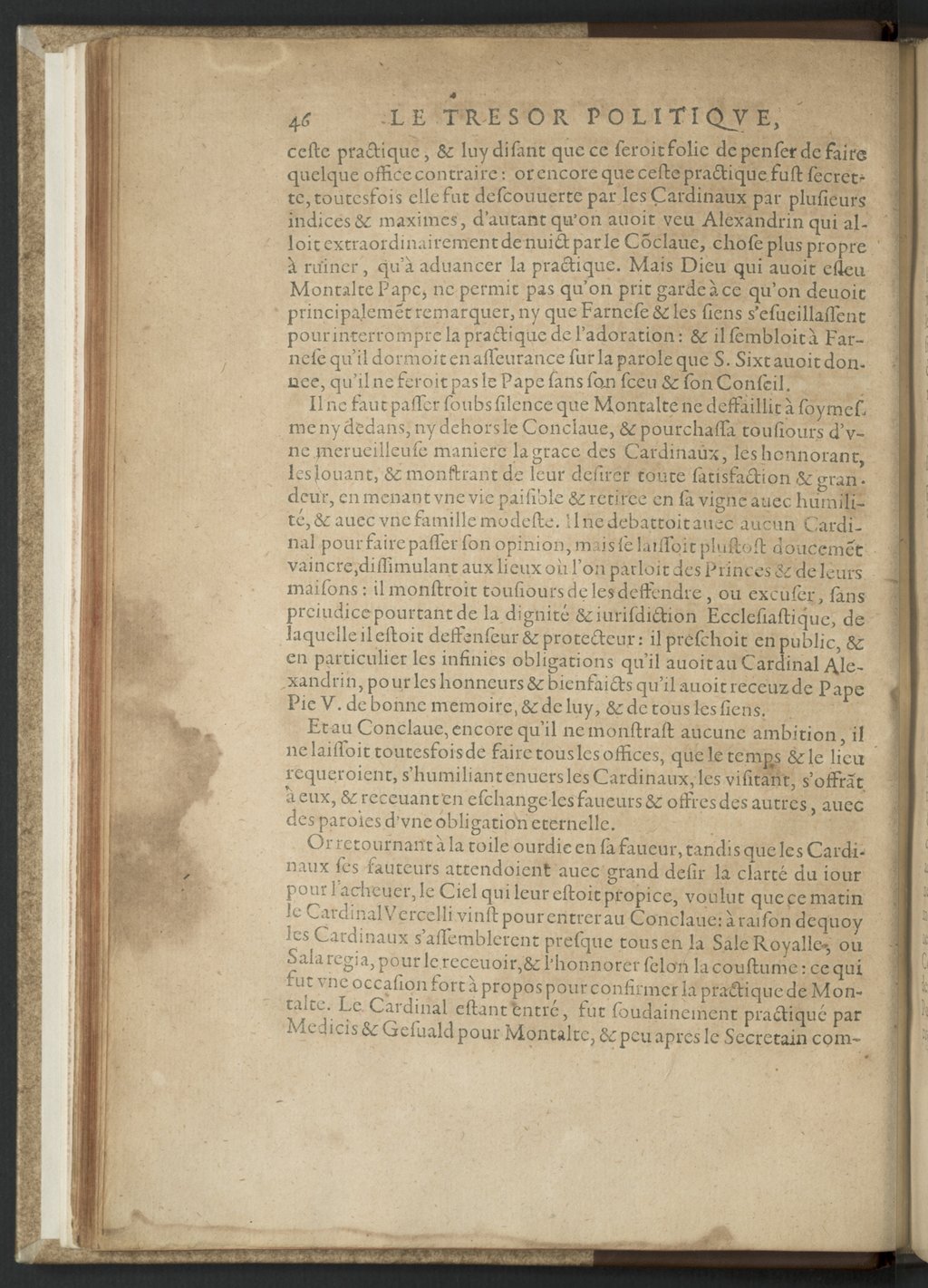 1608 - Nicolas Du Fossé - Trésor politique - BnF Tolbiac