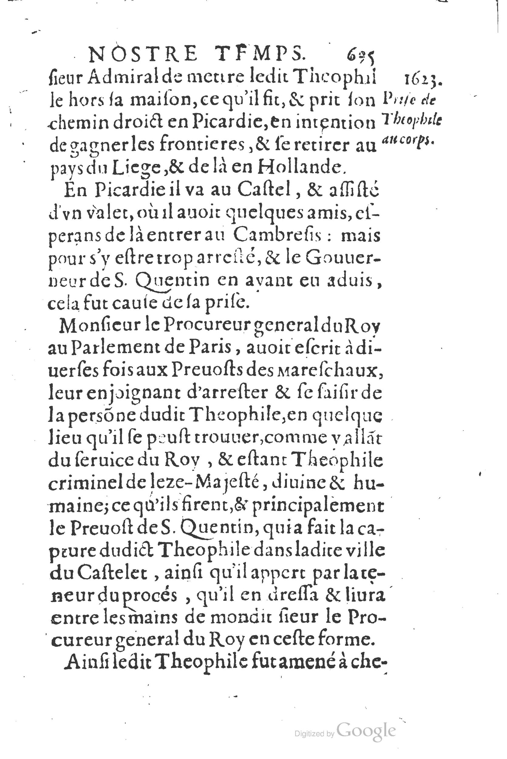 1626 - Joseph Bouillerot - Trésor de l’histoire générale de notre temps - BSB Munich