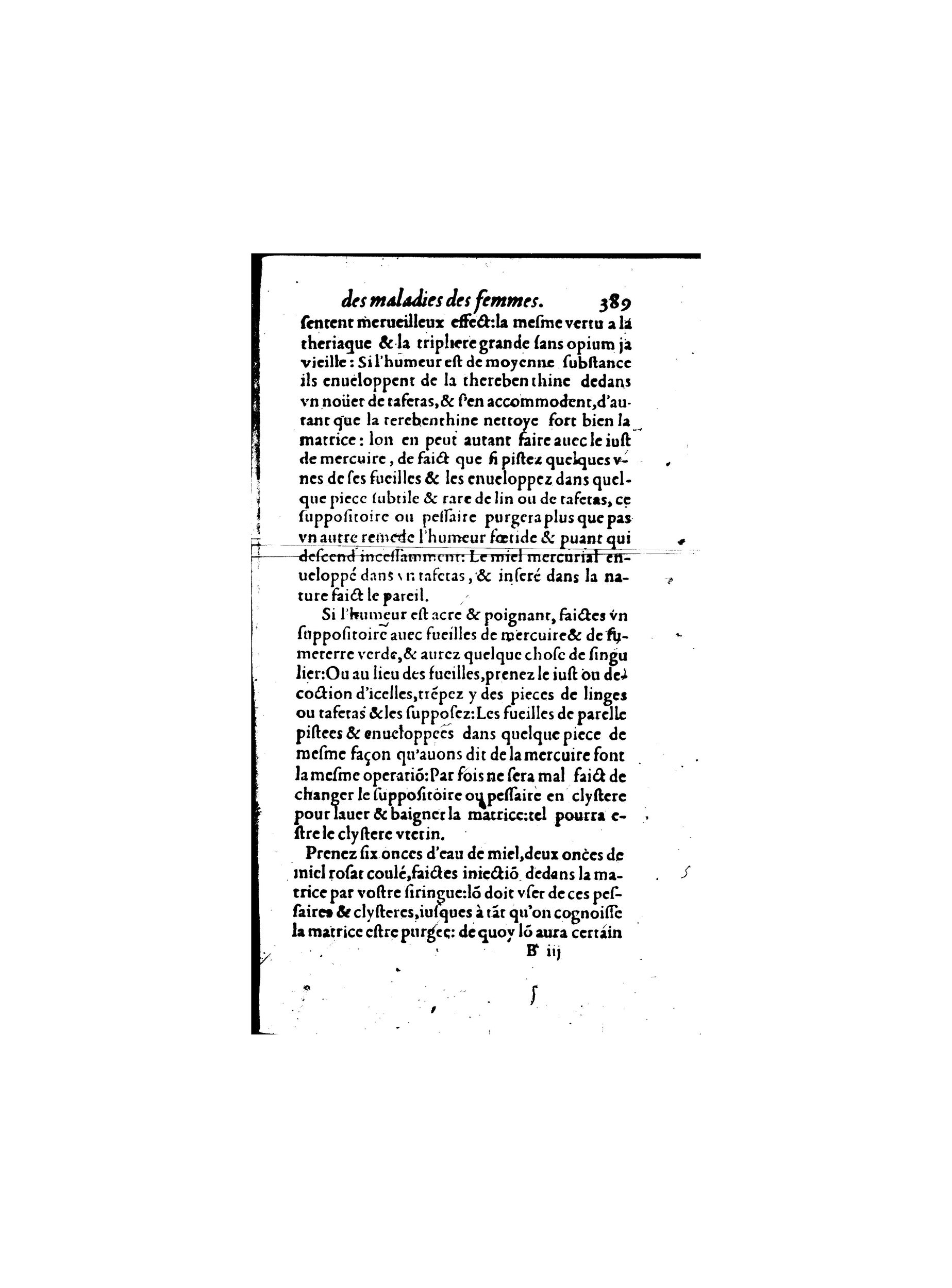1587 - Jacques du Puis - Trésor des remèdes secrets pour les maladies des femmes - BnF